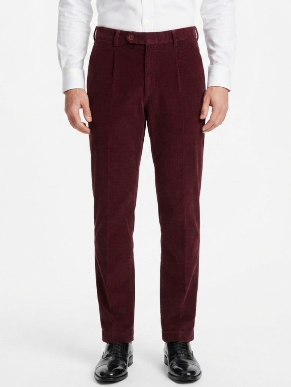 100% Cotton Vintage Peter Christian Corduroy Pants 38X33 Plum Purple